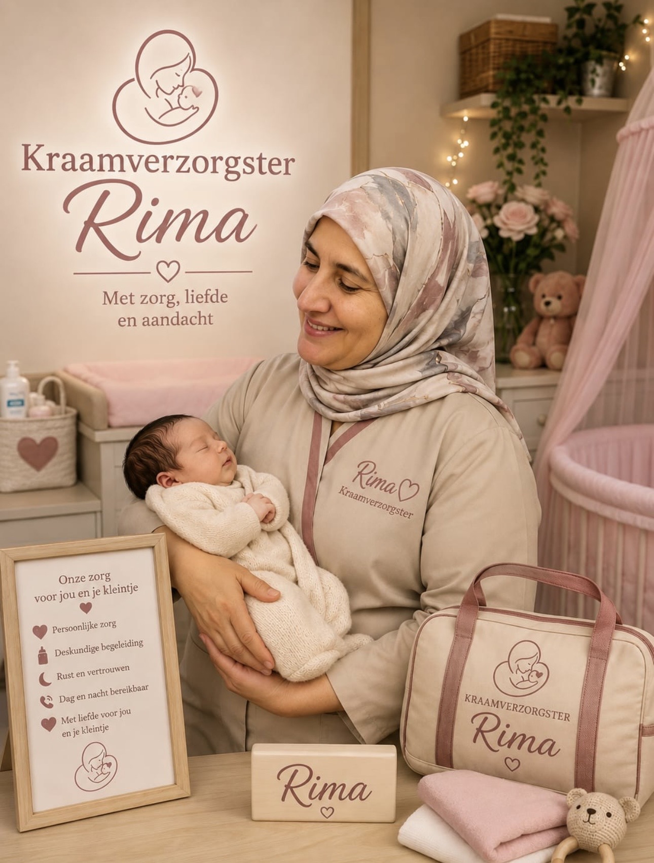 Logo firmy Islamitische Kraamzorg Rima